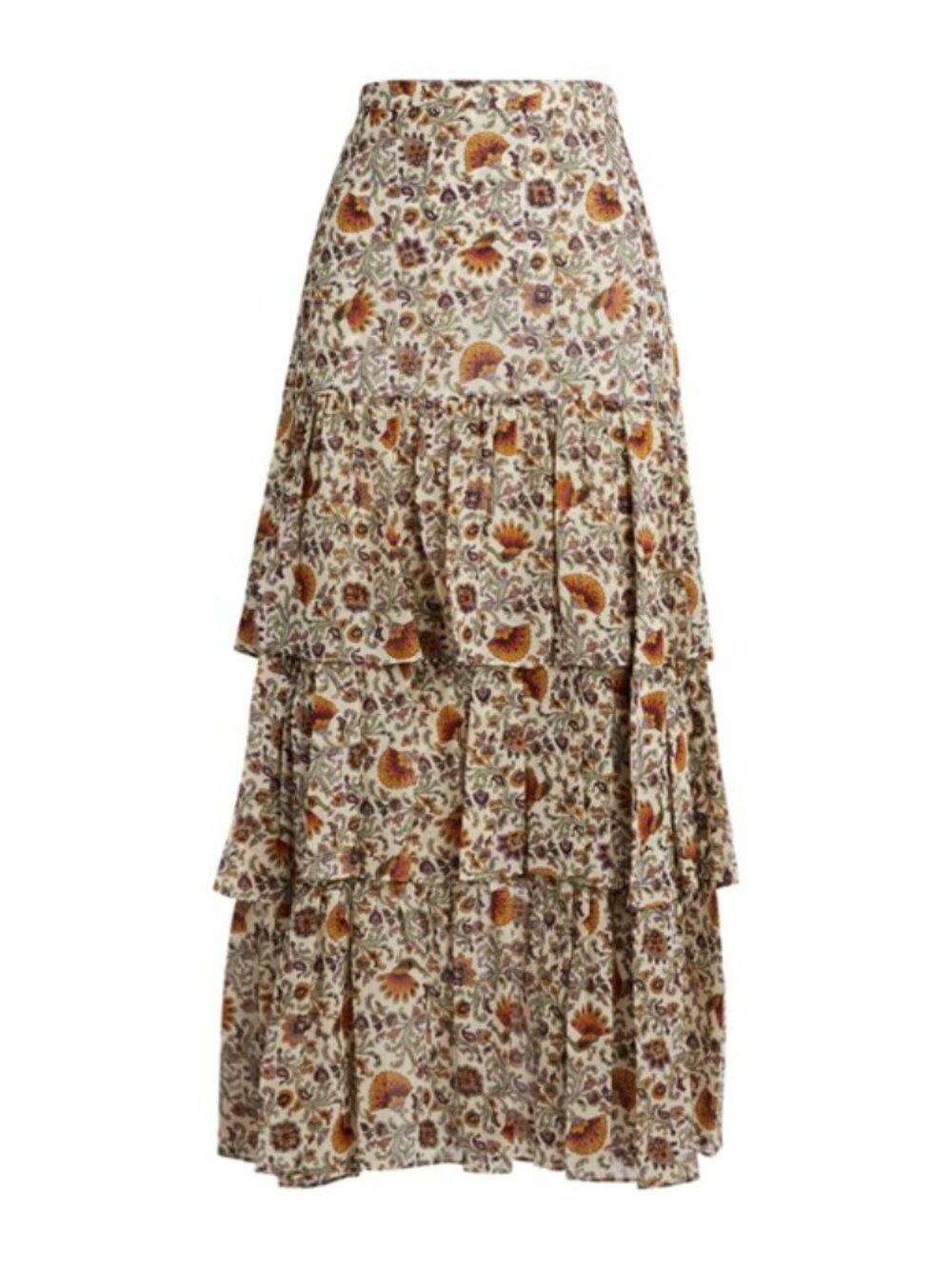 Veronica Beard - Shailene Paisley Silk Skirt, size 4